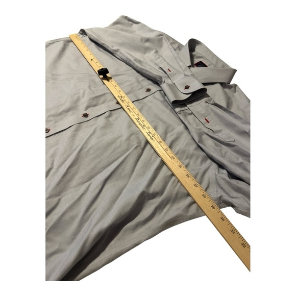 Untuckit Button Down Dress Shirt Light Blue Size XXXLC TY1 - Picture 4 of 6